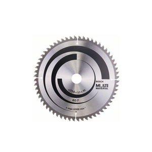 LAME CIRCULAIRE MAT. Ø254x3,2mm 60 DENTS (MULTI MATERIAL) 2608640449 BOSCH